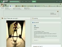 Tablet Screenshot of dgi.deviantart.com