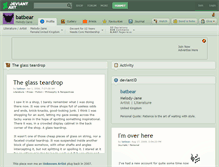 Tablet Screenshot of batbear.deviantart.com