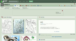 Desktop Screenshot of killaf2011.deviantart.com