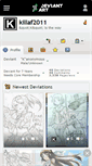 Mobile Screenshot of killaf2011.deviantart.com