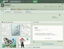 Tablet Screenshot of killaf2011.deviantart.com