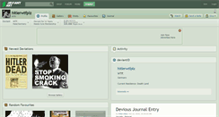 Desktop Screenshot of hitlerwtfplz.deviantart.com