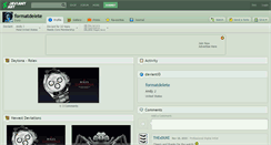 Desktop Screenshot of formatdelete.deviantart.com