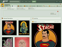 Tablet Screenshot of maxevry.deviantart.com