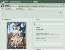 Tablet Screenshot of laineb.deviantart.com