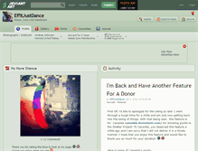 Tablet Screenshot of effitjustdance.deviantart.com