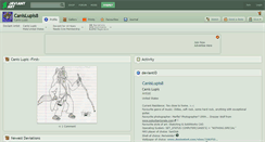 Desktop Screenshot of canislupis8.deviantart.com