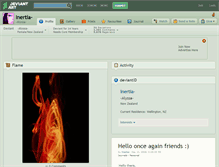 Tablet Screenshot of inertia-.deviantart.com