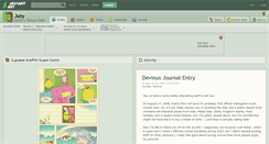 Desktop Screenshot of juny.deviantart.com