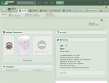 Tablet Screenshot of pjx111.deviantart.com