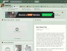 Tablet Screenshot of galefire.deviantart.com