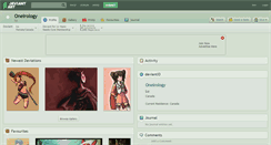 Desktop Screenshot of oneirology.deviantart.com