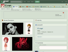 Tablet Screenshot of ff-angel.deviantart.com