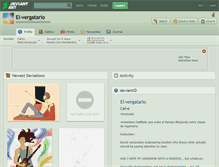 Tablet Screenshot of el-vergatario.deviantart.com