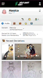 Mobile Screenshot of massica.deviantart.com