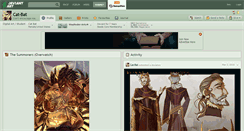 Desktop Screenshot of cat-bat.deviantart.com