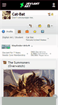 Mobile Screenshot of cat-bat.deviantart.com