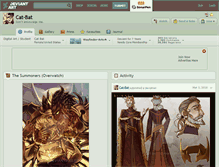 Tablet Screenshot of cat-bat.deviantart.com