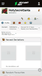 Mobile Screenshot of hollysecretsanta.deviantart.com