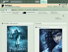 Tablet Screenshot of morteque.deviantart.com