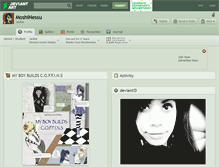 Tablet Screenshot of moshinessu.deviantart.com