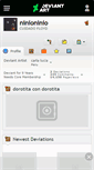 Mobile Screenshot of ninioninio.deviantart.com