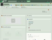 Tablet Screenshot of ninioninio.deviantart.com