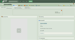 Desktop Screenshot of demonskittle.deviantart.com