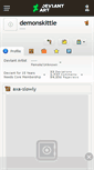 Mobile Screenshot of demonskittle.deviantart.com