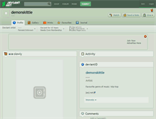 Tablet Screenshot of demonskittle.deviantart.com