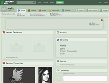 Tablet Screenshot of maltiz.deviantart.com