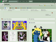 Tablet Screenshot of camicoot.deviantart.com