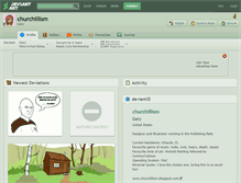 Tablet Screenshot of churchillism.deviantart.com