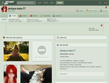 Tablet Screenshot of deidara-babe77.deviantart.com
