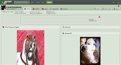Desktop Screenshot of lunarsymphony.deviantart.com