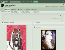Tablet Screenshot of lunarsymphony.deviantart.com