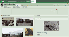 Desktop Screenshot of mothwithgreenwings.deviantart.com