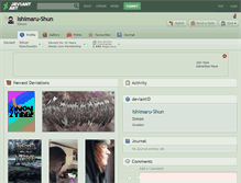 Tablet Screenshot of ishimaru-shun.deviantart.com