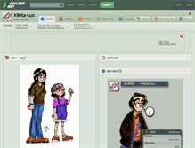 Tablet Screenshot of kikita-kun.deviantart.com