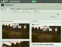 Tablet Screenshot of caledonian812.deviantart.com