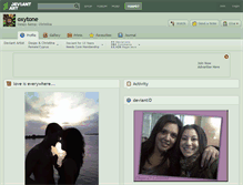 Tablet Screenshot of oxytone.deviantart.com