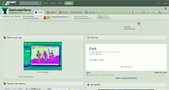 Desktop Screenshot of blackwaterflame.deviantart.com