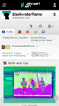 Mobile Screenshot of blackwaterflame.deviantart.com