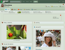 Tablet Screenshot of elenaoana.deviantart.com