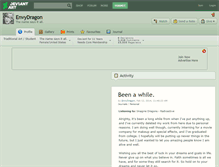 Tablet Screenshot of envydragon.deviantart.com