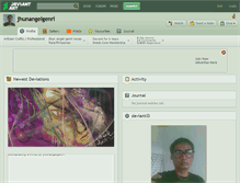 Tablet Screenshot of jhunangelgenri.deviantart.com