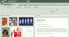 Desktop Screenshot of freakypencils.deviantart.com