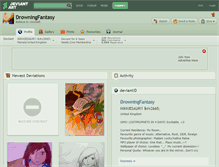 Tablet Screenshot of drowningfantasy.deviantart.com