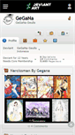 Mobile Screenshot of gegana.deviantart.com