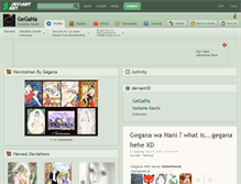 Tablet Screenshot of gegana.deviantart.com